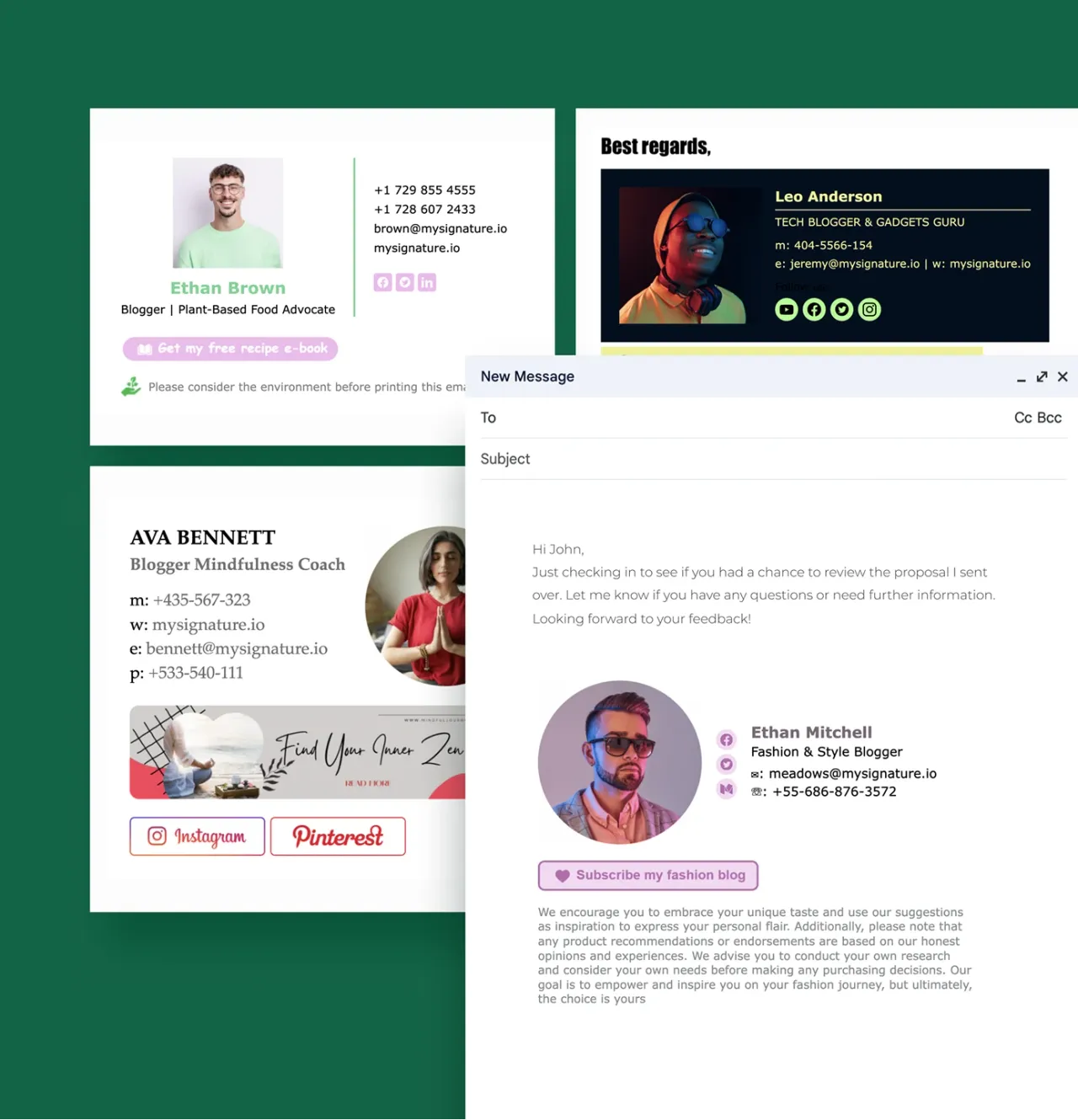 Cómo crear una firma de correo electrónico para un blogger