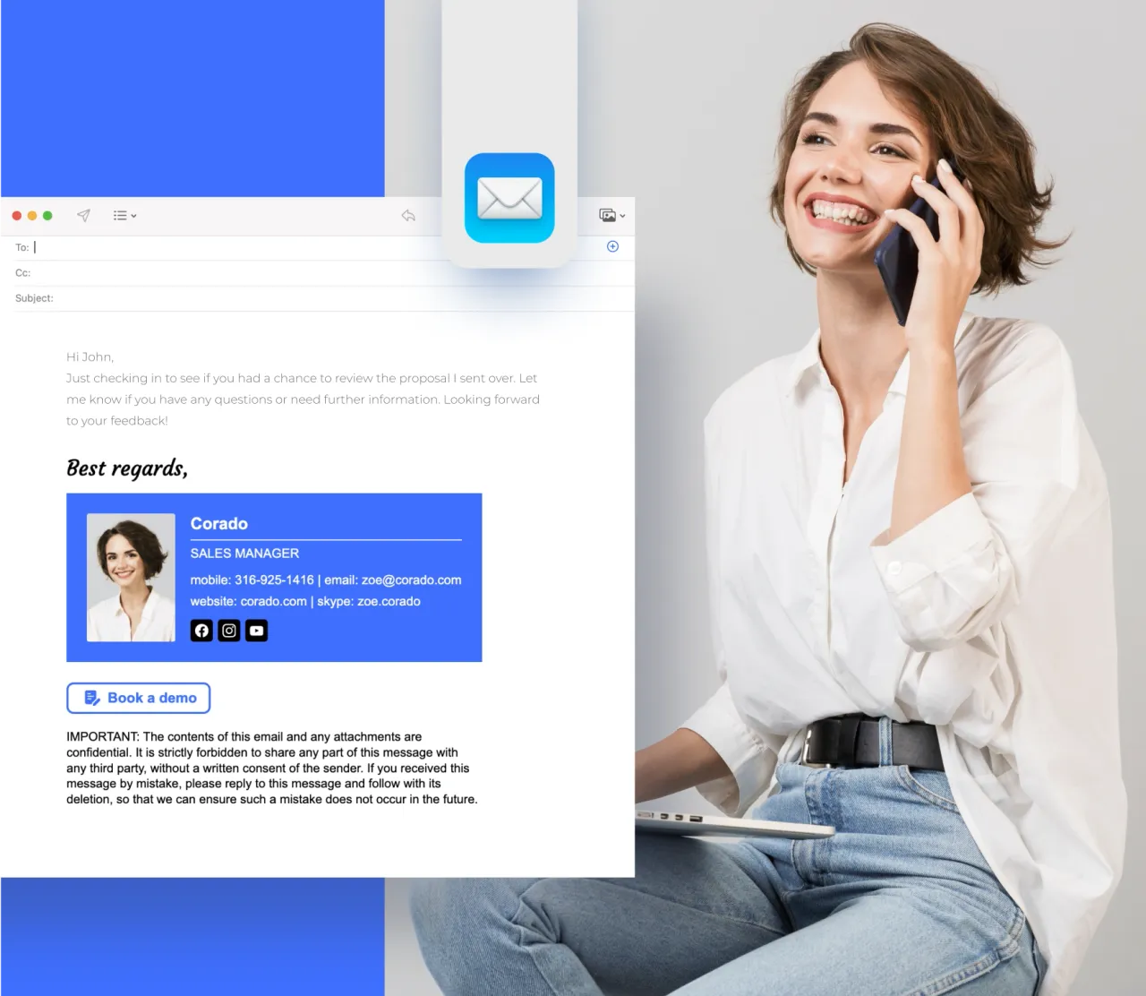 Crear una firma profesional para Apple Mail (Mac Mail)