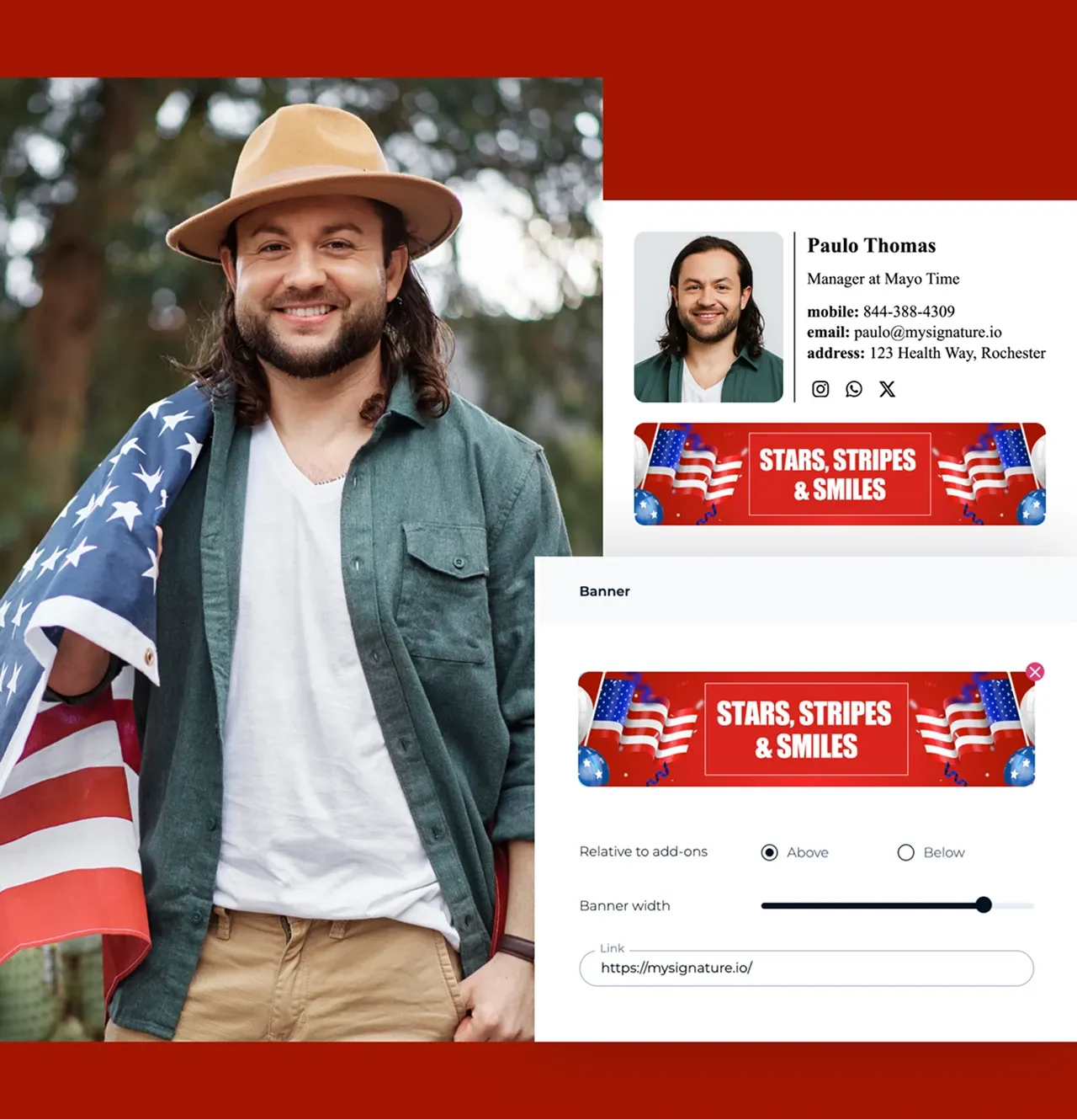 Tips for creating a 4th of July email signature banner