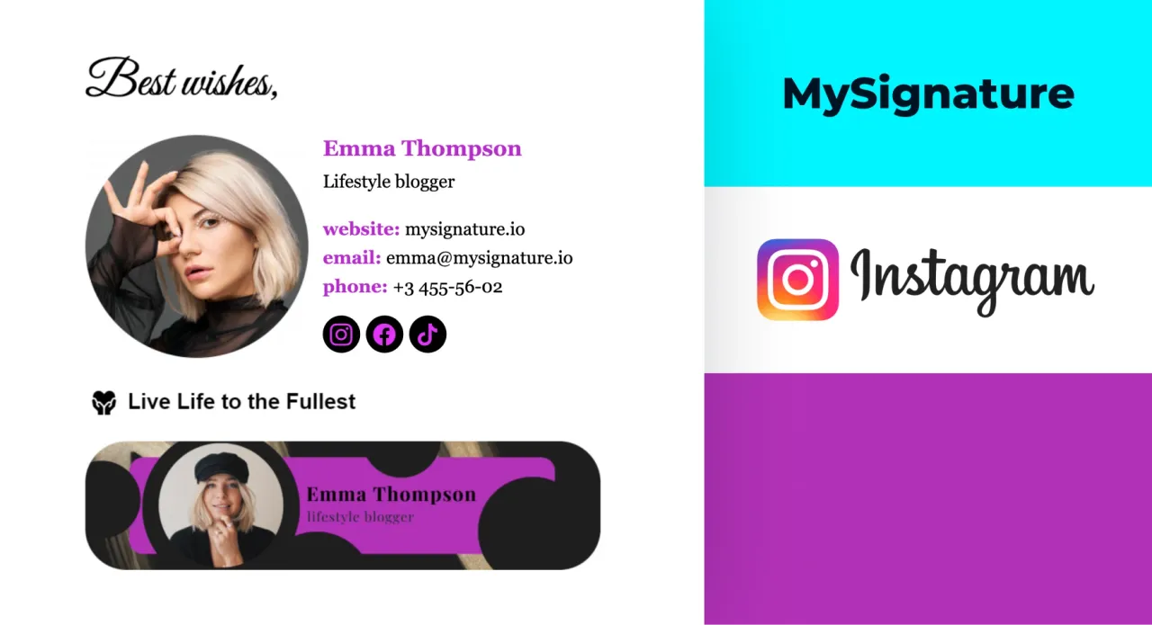 Ready to create your new email signature? Get started with MySignature today!