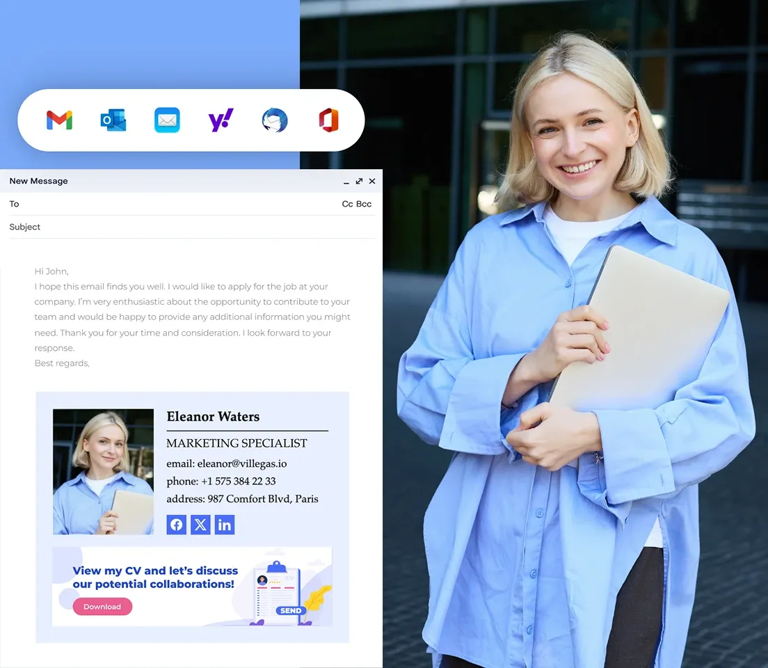 ¿Cómo crear una firma de correo electrónico para buscadores de empleo? (Ejemplos)