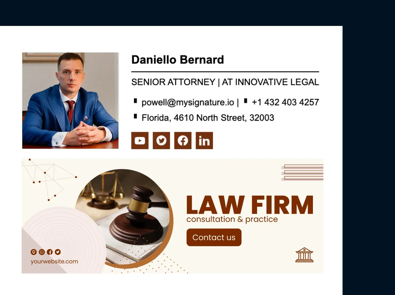 ¿Qué es una firma de correo electrónico para abogados?