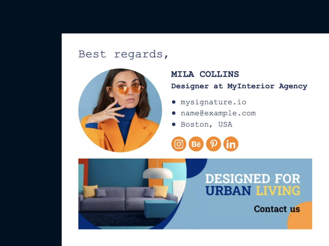 Crea tu firma de correo electrónico profesional con MySignature