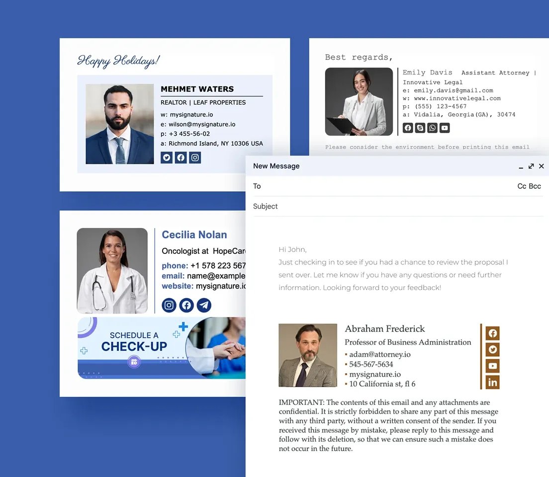 Firma de correo electrónico profesional: consejos + plantillas
