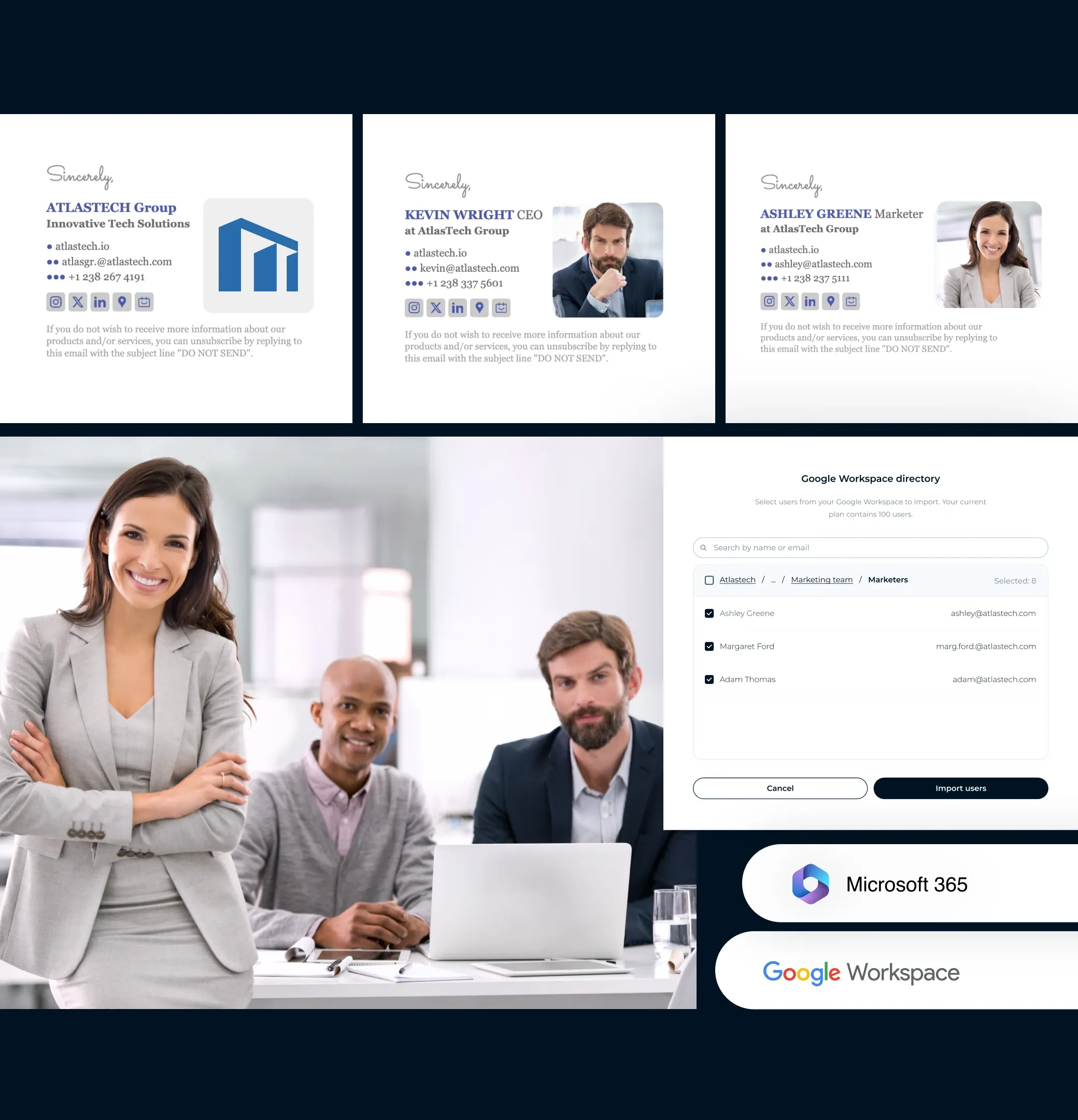 Professional email signature software for teams
